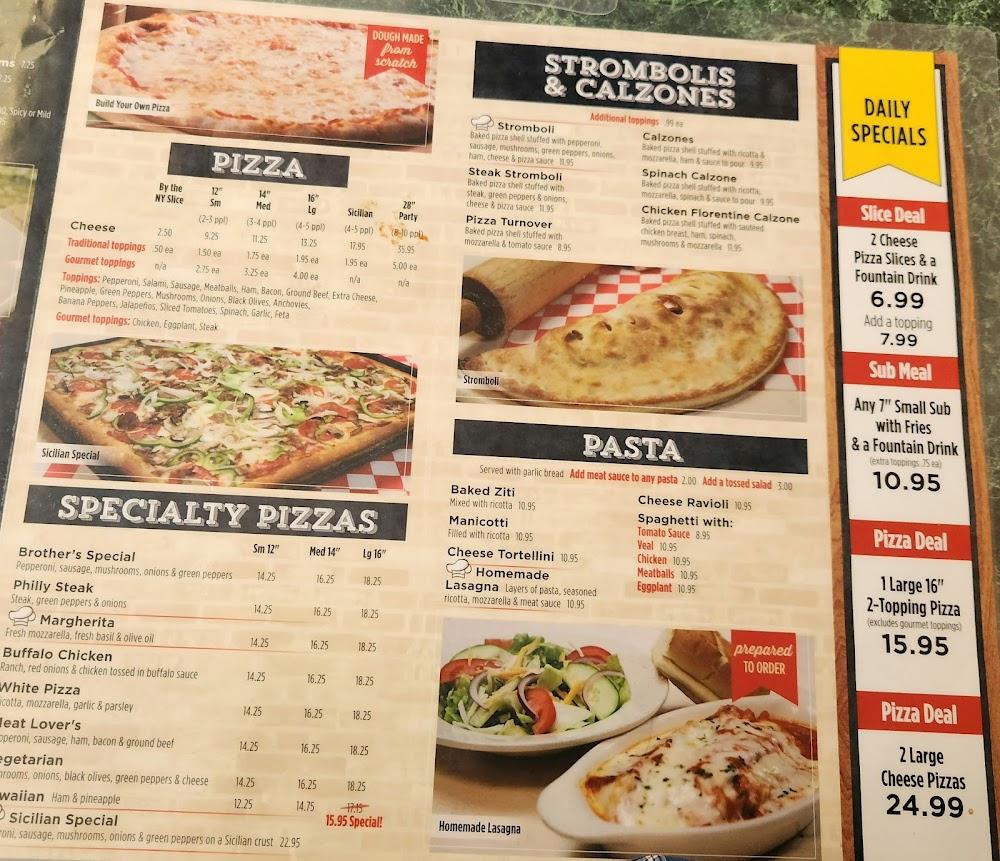 Brothers Pizza Menu image 3